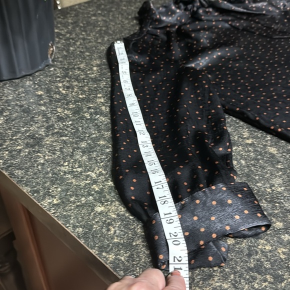 WORTHINGTON™️ Women's Size LP Black 'ADDY' High Neck Bow Blouse - Picture 15 of 15